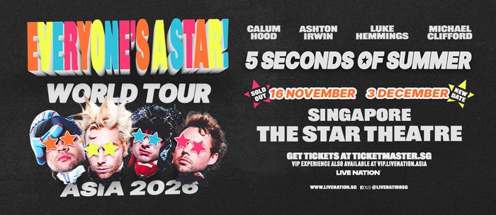 5 Seconds of Summer Everyone's a Star World Tour